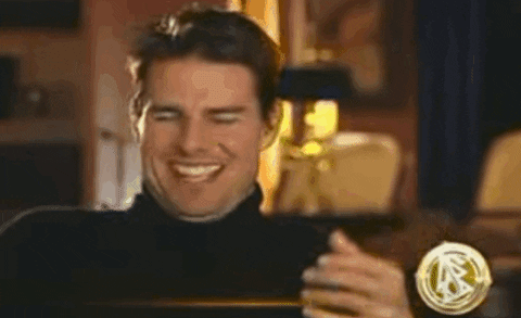 Tom Cruise Laughing GIF by JustViral