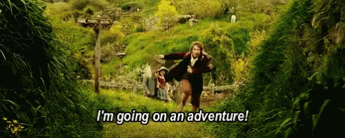 I'M Going On An Adventure GIF - The Hobbit Bilbo Martin Freeman - Discover  & Share GIFs