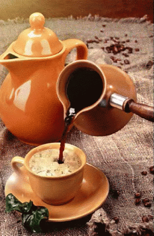 Tea Cup GIF - Tea Cup Kettle - Discover & Share GIFs | Dia do café, Boa  tarde com café, Café com amor