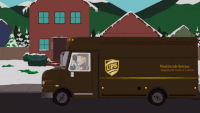 GIFs Ups Delivery Truck GIF