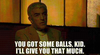 YARN | You got some balls, kid. I'll give you that much. | The Sopranos  (1999) - S05E07 Drama | Video gifs by quotes | e7d4f356 | 紗
