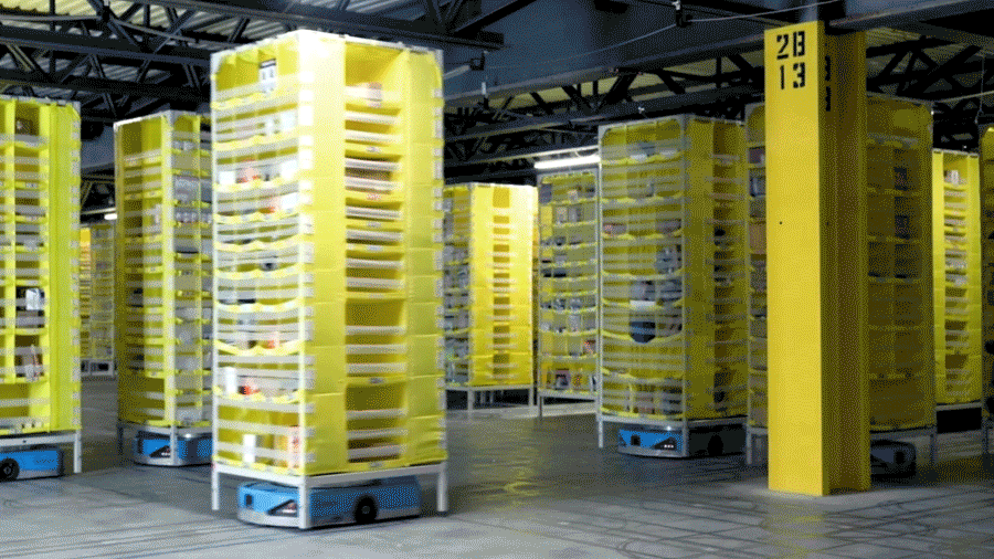 4 cool facts about the robots used in Amazon fulfilment centres