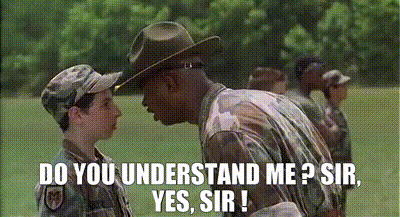 YARN | - Do you understand me ? - Sir, yes, sir ! | Major Payne (1995) |  Video gifs by quotes | 342510d6 | 紗