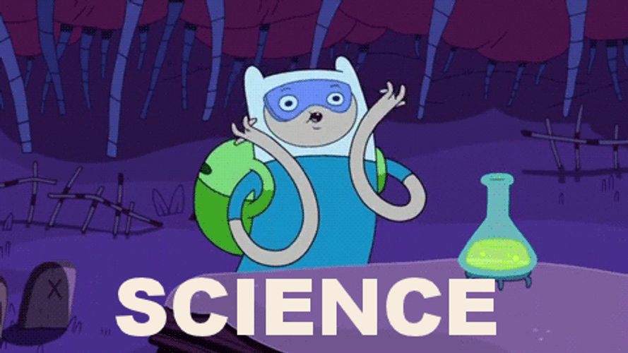 Adventure Time Finn The Human Science GIF