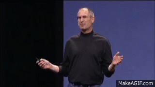Steve Jobs introducing the first iPhone (MacWorld 2007) on Make a GIF