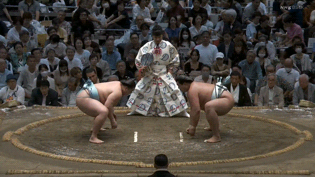 Hokuseiho vs. Kotoshoho. 2023 Aki basho. Sumo.