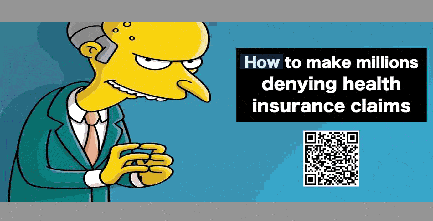 How to make millions by denying health insurance claims