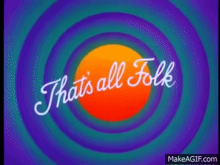 Bugs Bunny - That's All Folks! on Make a GIF