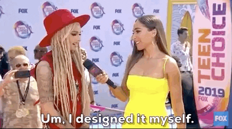 I Designed It Myself Teen Choice Awards 2019 GIF by FOX Teen Choice - Find  & Share on GIPHY