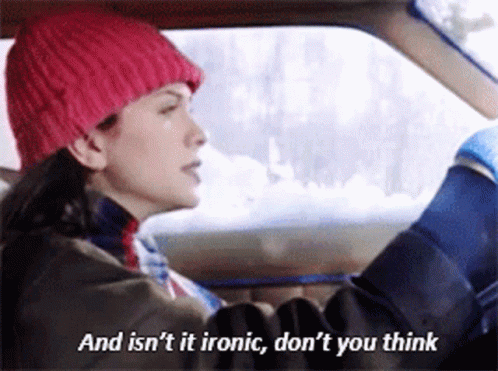 Alanis Morissette And Isnt It Ironic Dont You Think GIF - Alanis Morissette  And Isnt It Ironic Dont You Think Ironic - Discover & Share GIFs