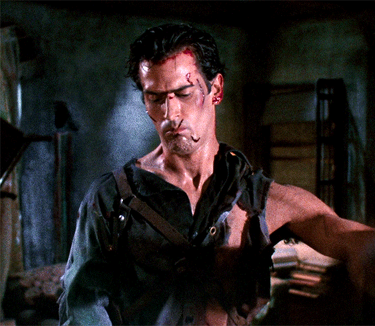 DILF GIFS — Bruce Campbell as Ash Williams Evil Dead 2 (1987)...
