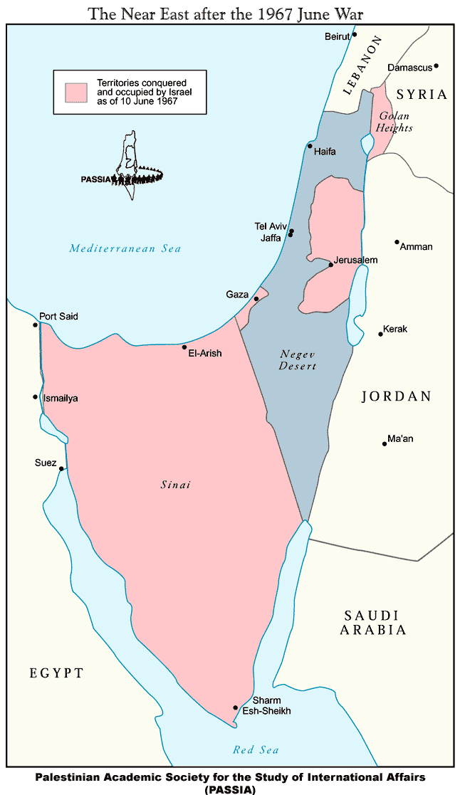 Maps: 1967 to present - Palestine Portal