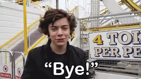 Harry Styles GIF - Bye Harrystyles - Discover & Share GIFs