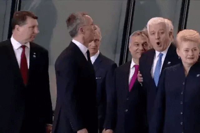 Trump shoves Montenegro prime minister