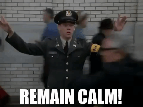 Calm Down Kevin Bacon GIF by Puffin Graphic Design - Find & Share on GIPHY