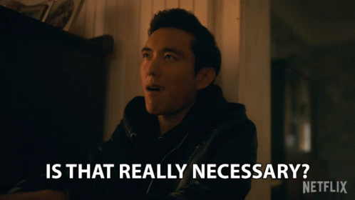 Is That Really Necessary Ben Hargreeves GIF - Is That Really Necessary Ben  Hargreeves Justin Min - Discover & Share GIFs
