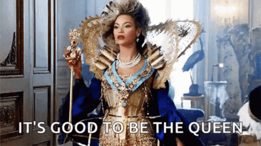 It's Good To Be The Queen Beyonce Royalty GIF