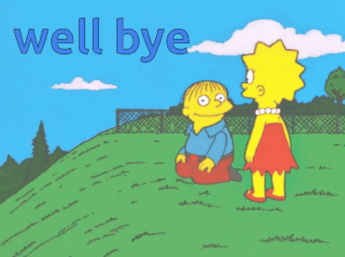 Well Bye Ralph Wiggum The Simpsons GIF | GIFDB.com