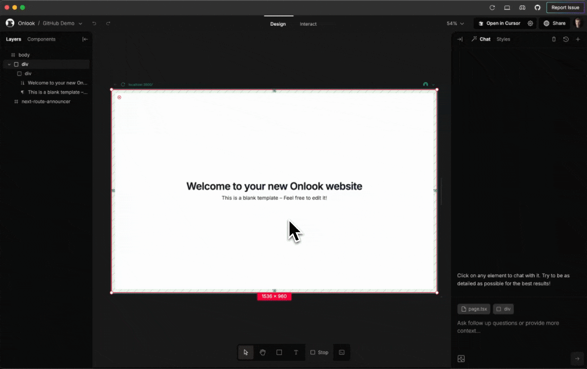 Onlook-GitHub-Example