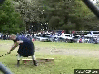 Top Fails - Scottish Hammer Throwing on Make a GIF
