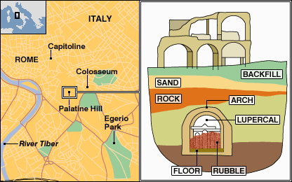 BBC NEWS | Europe | 'Mythical Roman cave' unearthed