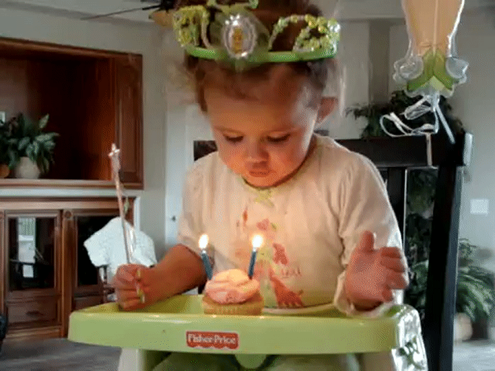 Baby Eats Fire: Gracie on Make a GIF