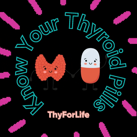 Pills Thyroid GIF by ThyForLife Health Pills Thyroid GIF by ThyForLife Health