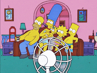 the simpsons | Cool animated gifs, Weather gif, The simpsons