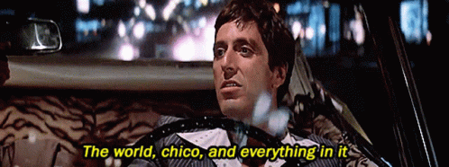 Scarface Chico GIF - Scarface Chico The World Is Yours - Discover & Share  GIFs