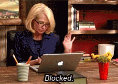 Block Blocked GIF - Block Blocked Sassy - Discover & Share GIFs