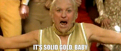 YARN | It's solid gold, baby | Austin Powers in Goldmember (2002) | Video  gifs by quotes | ebf0fe62 | 紗