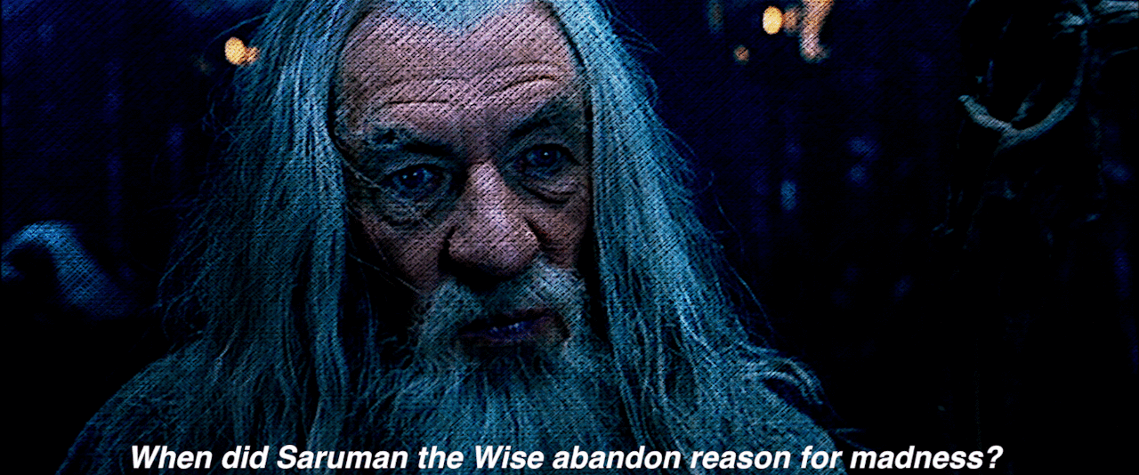 Lord Of The Rings — al-khuffash-gifs: We must join with Sauron. It...