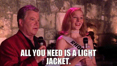 YARN | All you need is a light jacket. | Miss Congeniality (2000) | Video  clips by quotes | 6cd92228 | 紗