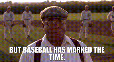 Image of But baseball has marked the time.