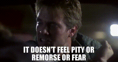 YARN | It doesn't feel pity or remorse or fear | The Terminator (1984) |  Video clips by quotes | 2c1f555b | 紗