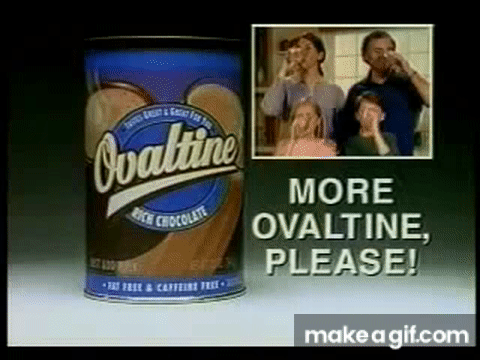 Classic Ovaltine TV Commercial on Make a GIF