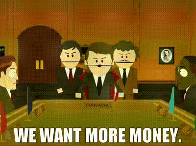 YARN | We want more money. | South Park (1997) - S12E04 Comedy | Video gifs  by quotes | 6c4432d1 | 紗