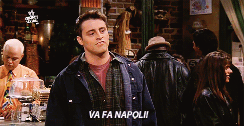 Joey Va Fa Napoli | Friends cast, Friends moments, Friends scenes