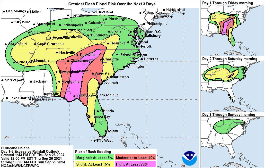 [Image of WPC Flash Flooding/Excessive Rainfall Outlook]