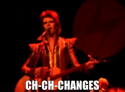 YARN | Ch-ch-changes | David Bowie - Changes (Live, 1973) | Video gifs by  quotes | 416d4d24 | 紗