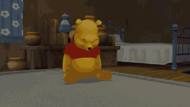 Pooh Soul GIF - Pooh Soul Left GIFs