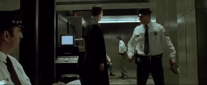 The Matrix Lobby Scene High Quality on Make a GIF