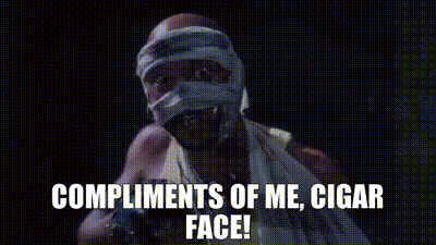 YARN | compliments of me, Cigar Face! | The Toxic Avenger (1985) | Video  gifs by quotes | 19ff28a5 | 紗