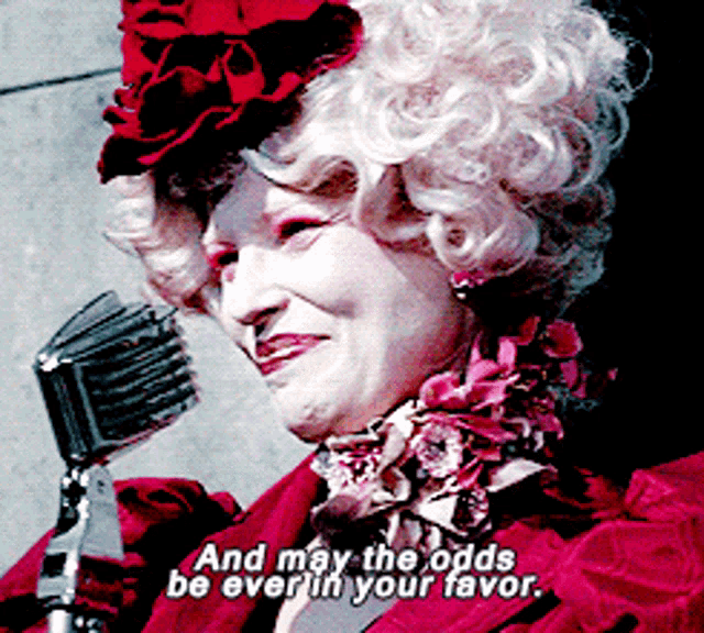 Good Luck With That May The Odds Be Ever In Your Favor GIF - Good Luck With That May The Odds Be Ever In Your Favor Hunger Games GIFs
