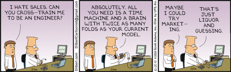 Matt Auchtung on LinkedIn: #dilbert #marketing #sales #engineering  #fridayfunnies #funny #humor | 12 comments