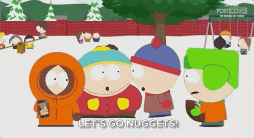 Lets Go Nuggets Kenny Mccormick GIF - Lets Go Nuggets Kenny Mccormick Eric  Cartman - Discover & Share GIFs