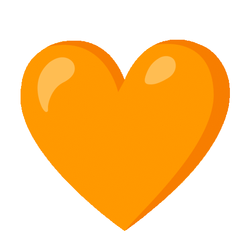 🧡 Orange Heart Emoji