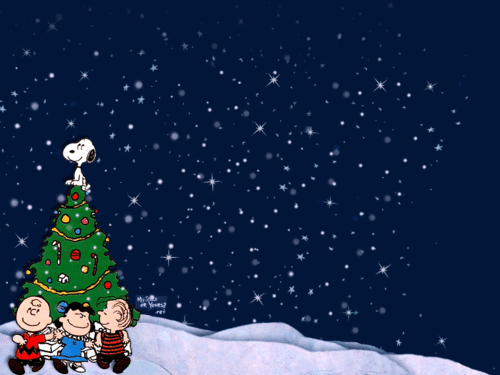 10 Snoopy Christmas Animations & Gifs | Christmas wallpaper ...