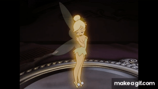 Tinkerbell & The Mirror on Make a GIF