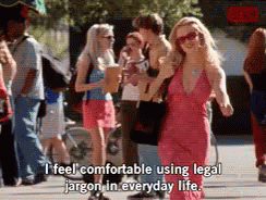 Legal GIF - Legal Legally Blond Legal Jargon - Discover & Share GIFs
